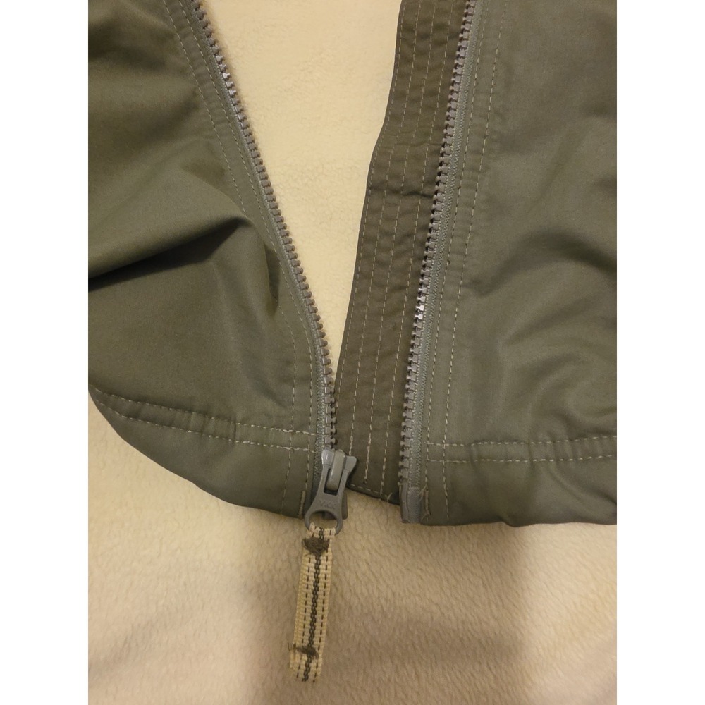 Vintage Y2K Cabela's  Fleece Lined Jacket Olive Green Unisex Size L Fits M - Picture 10 of 14